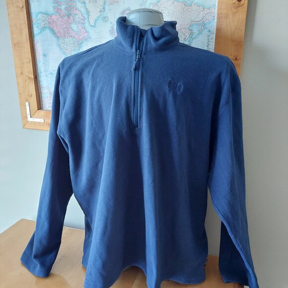 Helly Hansen Men's Big &Tall Navy Long Sleeve 3/4 Zip PolarTec Fleece Size 5XL - Picture 1 of 12